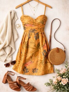 NWT Anthropologie James Coviello Botanica Dress. Size 4